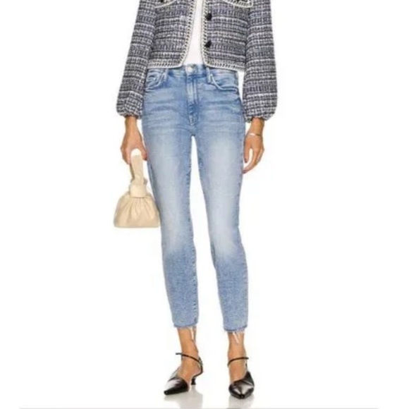 MOTHER Denim - MOTHER The Looker Ankle Fray Jeans in Deep Breaths Size 26
